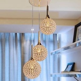 Moderne krystal lysekrone fad