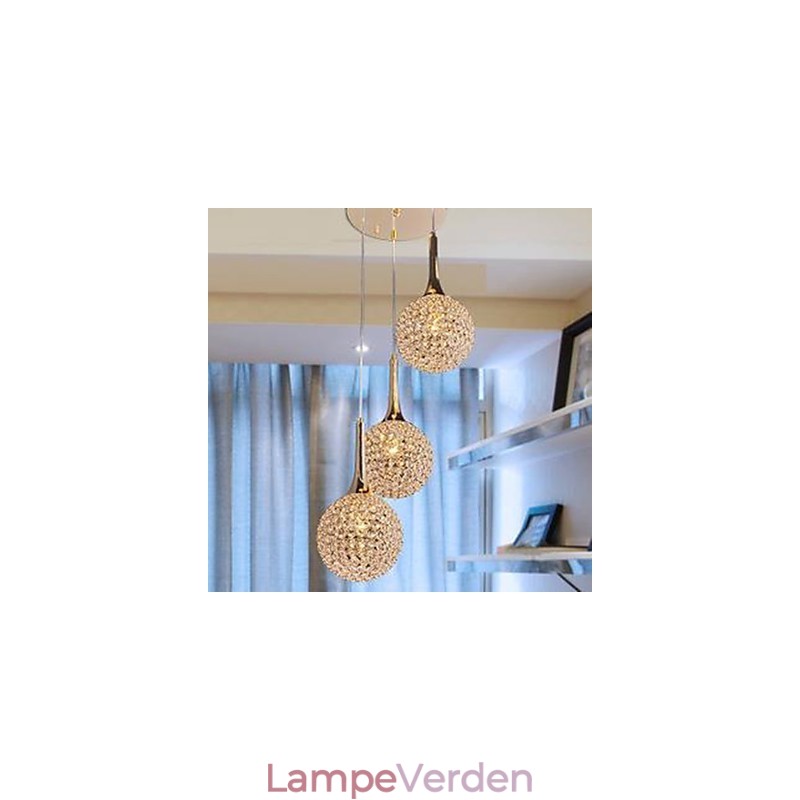 Moderne krystal lysekrone fad