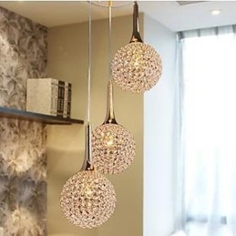 Moderne krystal lysekrone fad