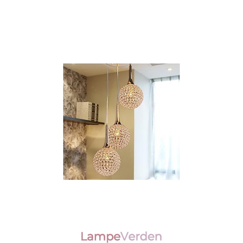 Moderne krystal lysekrone fad