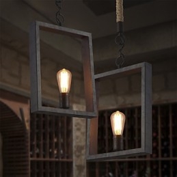 Pendant Rustic Lodge Vintage Retro Dining Shopping Store Metal
