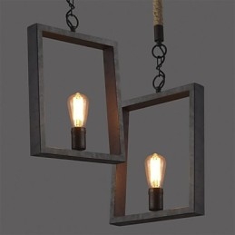 Pendant Rustic Lodge Vintage Retro Dining Shopping Store Metal