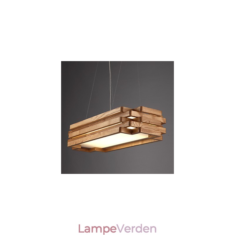 Moderne moderne land mini stil træ bambus pendel lys