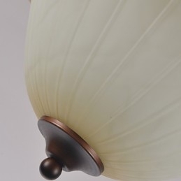 Rustik Lodge Vintage Mini Style Painting Metal Pendel Light