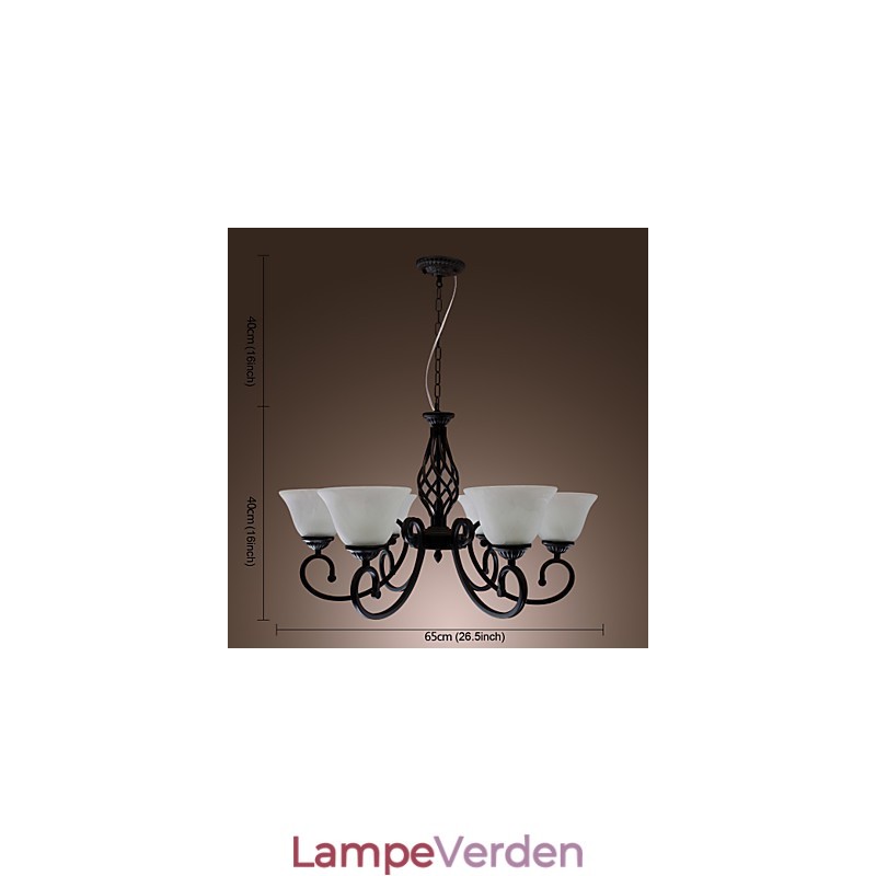 Traditionel klassisk stearinlys stil Andre lysekrone