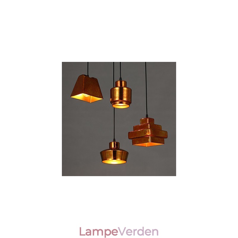 Amerikansk land retro glas lysekrone Rusty Sitting Droplight