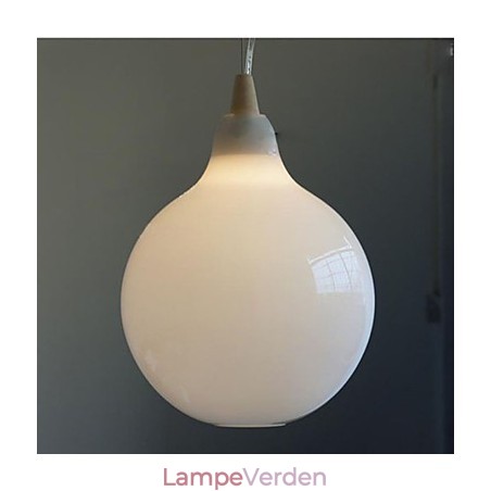Mælkehvid glasflaske Pendel Natural Curve Mælkehvid glasflaske Pendel Natural Curve