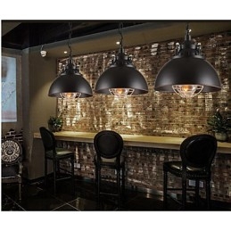 Metal Iron lampen Single Head Pot lysekrone