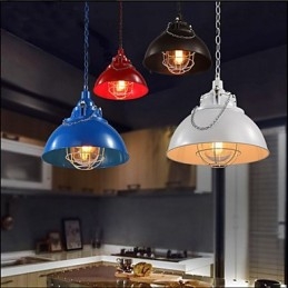 Metal Iron lampen Single Head Pot lysekrone