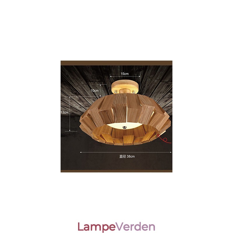 Moderne Contemporary Country Mini Style Andet Træ Bambus Pendel