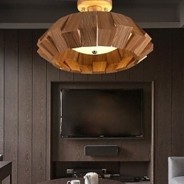 Moderne Contemporary Country Mini Style Andet Træ Bambus Pendel