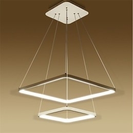 Moderne Design 4Pendel Light Two Rings