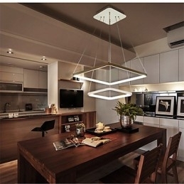 Moderne Design 4Pendel Light Two Rings