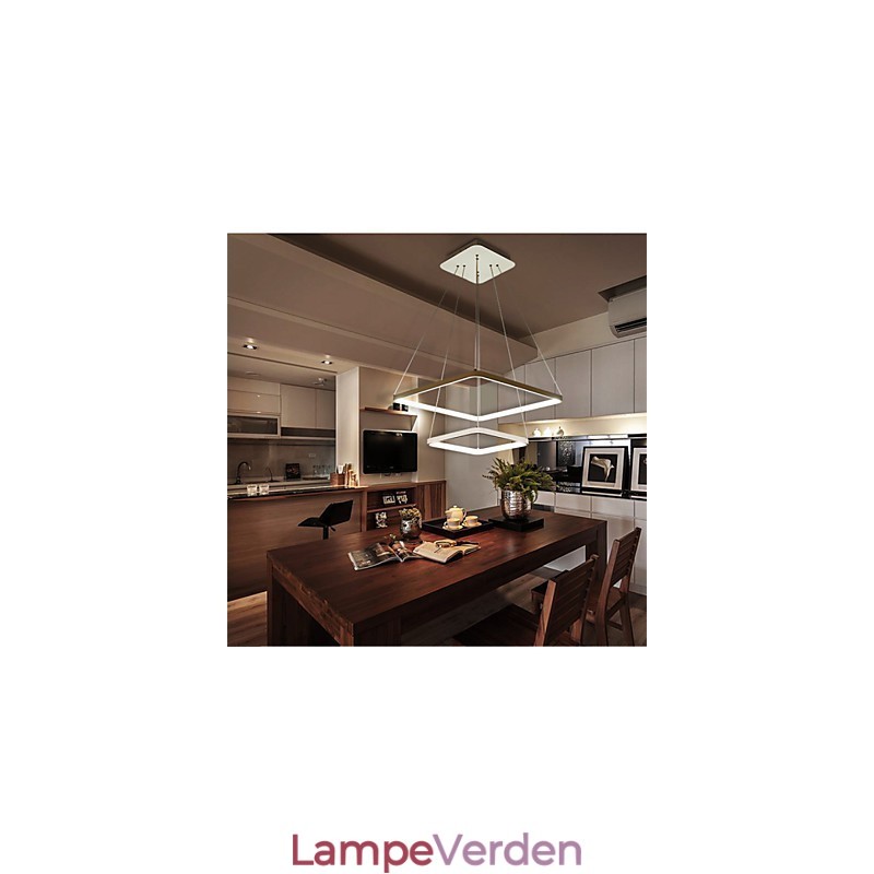 Moderne Design 4Pendel Light Two Rings