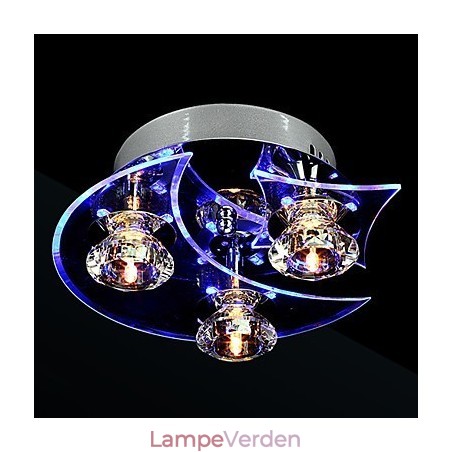 Lysekrone Moderne Krystal Living 3 Lys Lysekrone Moderne Krystal Living 3 Lys