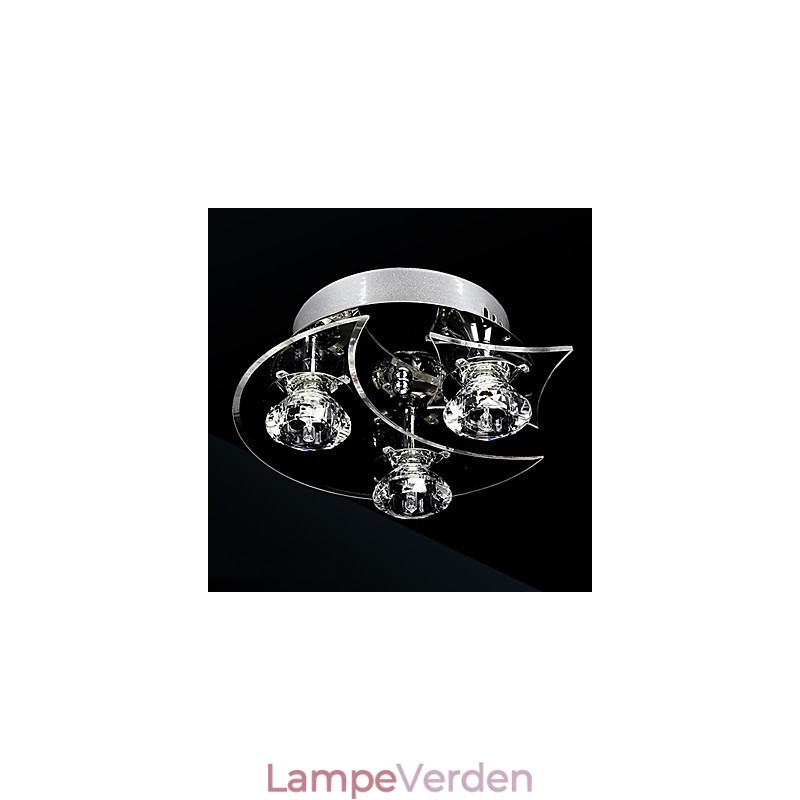 Lysekrone Moderne Krystal Living 3 Lys