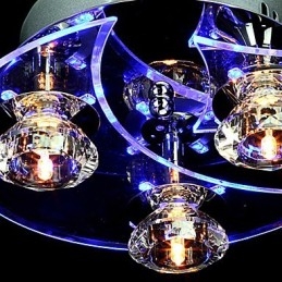 Lysekrone Moderne Krystal Living 3 Lys