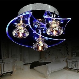 Lysekrone Moderne Krystal Living 3 Lys