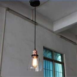 Minimalistisk Unik Retro Glas lysekrone