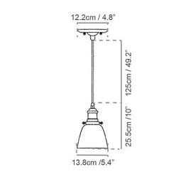 Pendellygter Traditionel klassisk vintage retro metal