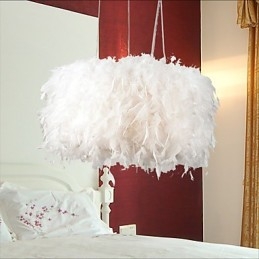 Hot sælgende Dia Fashion Feather Lysekrone Modern Light