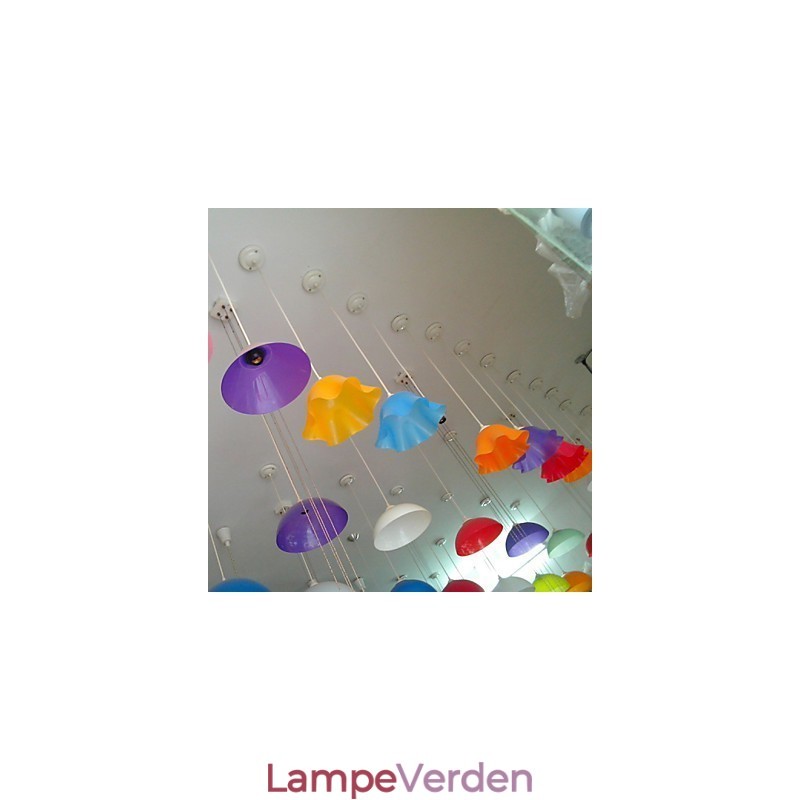 Single Head Acryl Line Transparent Skorsten Droplight Supermarked Lampe