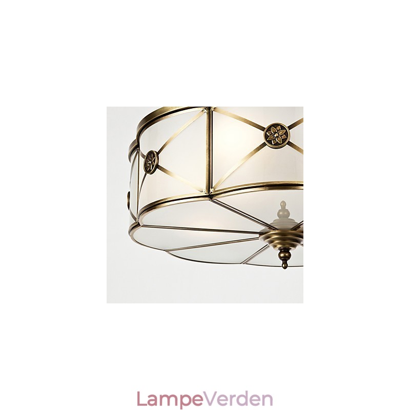 Moderne moderne dekorativt design kobber loftslampe familie