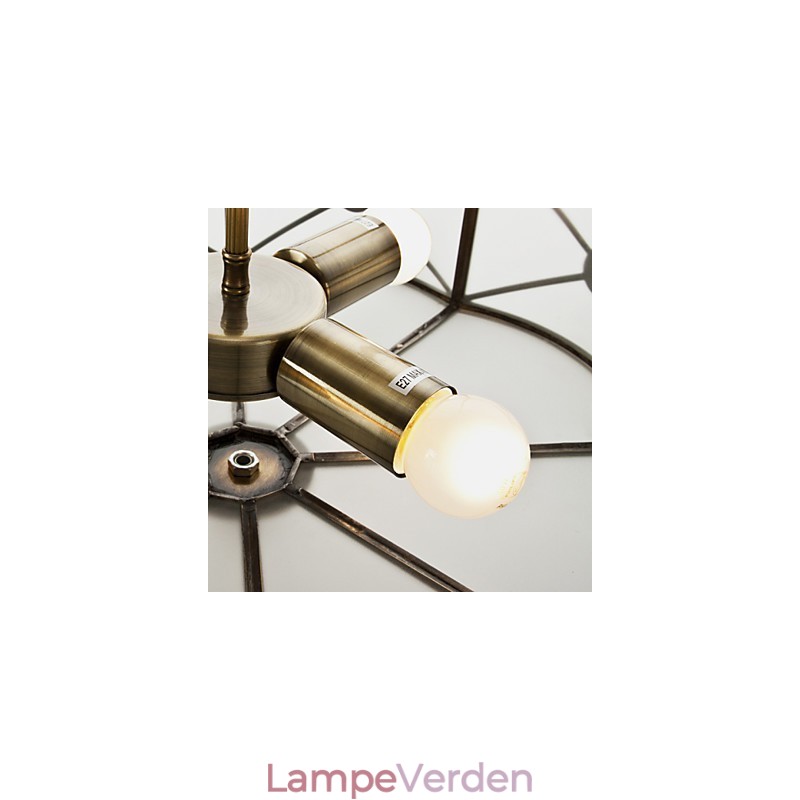Moderne moderne dekorativt design kobber loftslampe familie