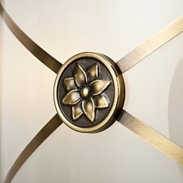 Moderne moderne dekorativt design kobber loftslampe familie