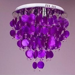Varm krystal loftslampe skal