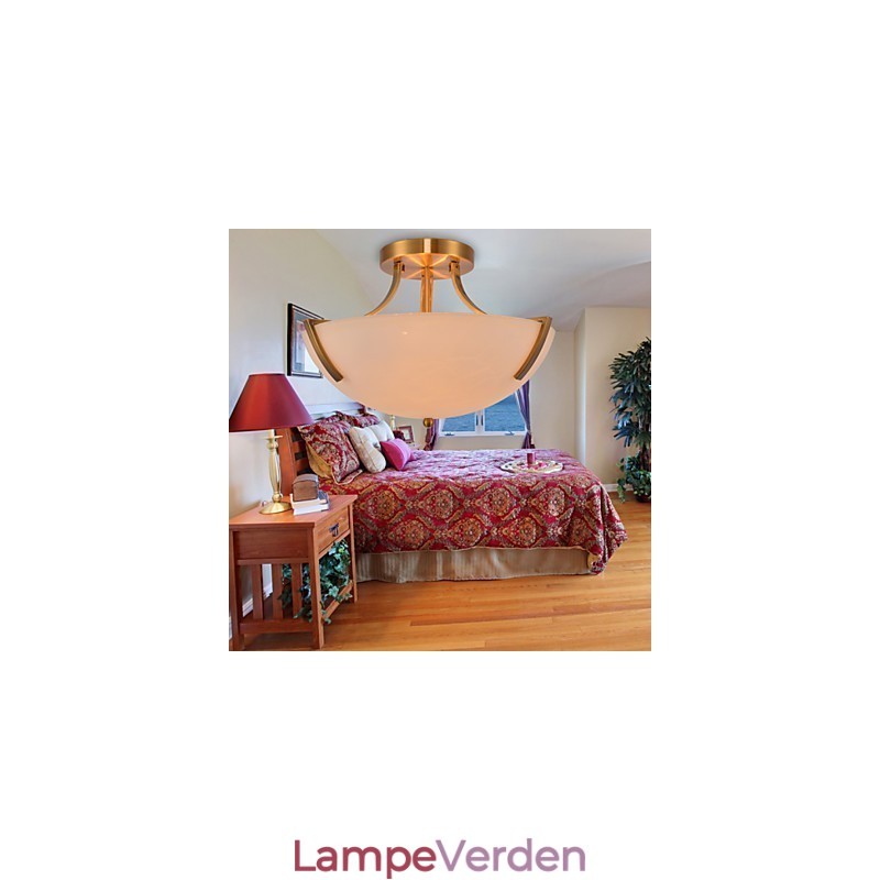 Rustik Lodge Vintage Mini Style Painting Metal Pendel Light