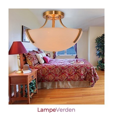 Rustik Lodge Vintage Mini Style Painting Metal Pendel Light