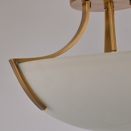 Rustik Lodge Vintage Mini Style Painting Metal Pendel Light