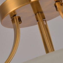 Rustik Lodge Vintage Mini Style Painting Metal Pendel Light