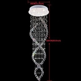 Moderne moderne traditionel klassisk rustik Lodge Vintage Country Island Crystal galvaniseret metal pendel