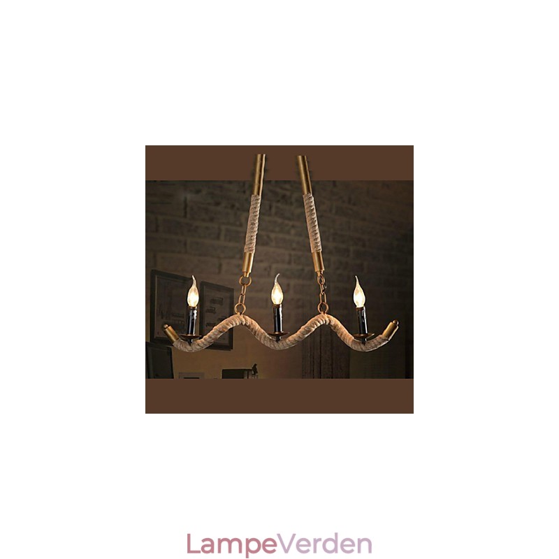 Traditionel klassisk vintage retro lanterne land galvaniseret metal pendel lys