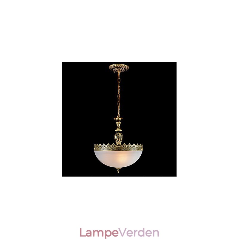 Traditionel klassisk vintage retro bronze metal pendellampe