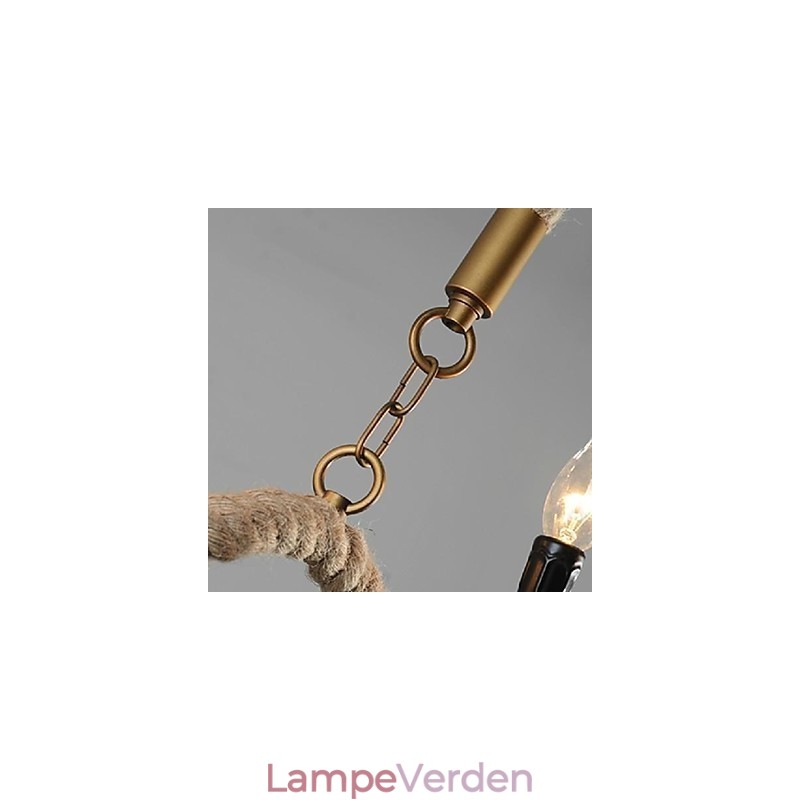 Traditionel klassisk vintage retro lanterne land galvaniseret metal pendel lys