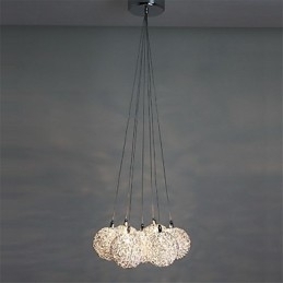 Moderne moderne mini stil galvaniseret metal pendellampe