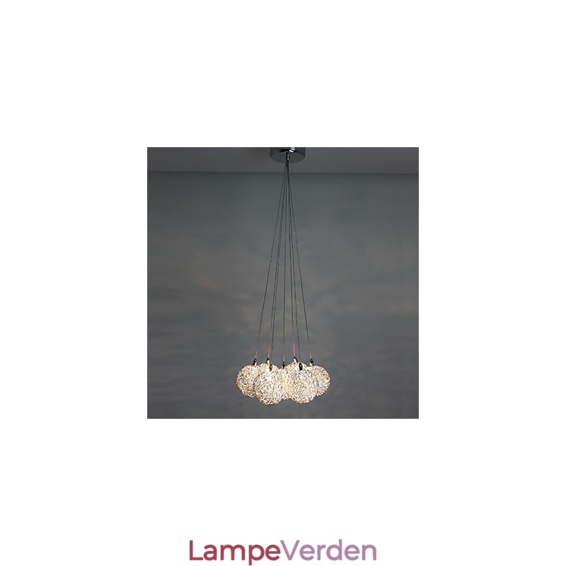Moderne moderne mini stil galvaniseret metal pendellampe