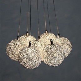Moderne moderne mini stil galvaniseret metal pendellampe