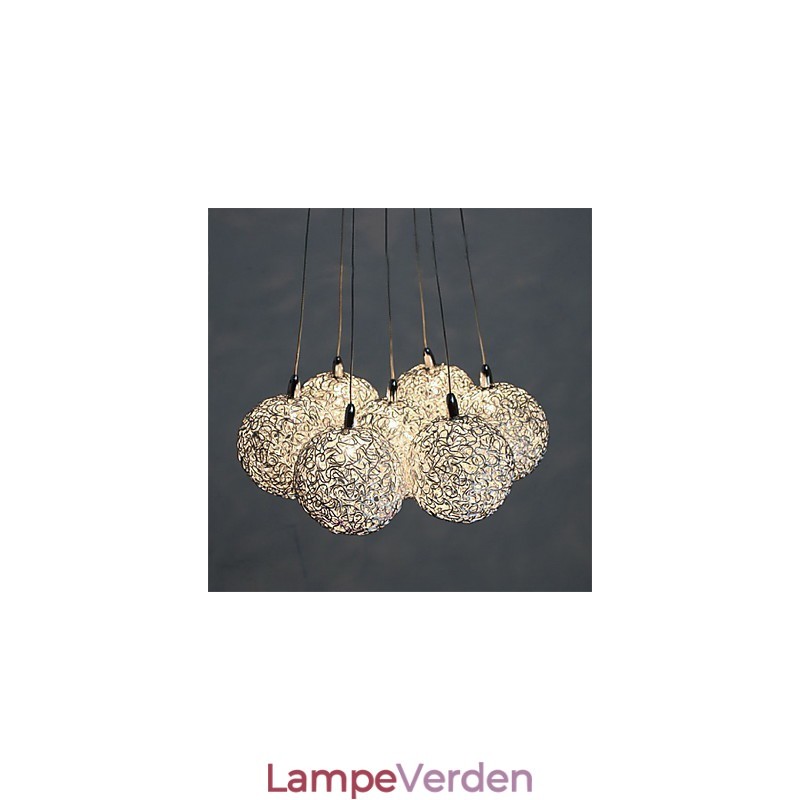 Moderne moderne mini stil galvaniseret metal pendellampe