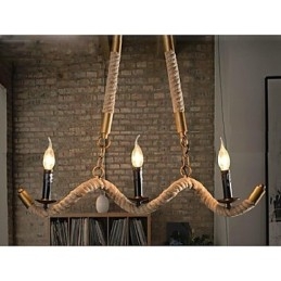 Traditionel klassisk vintage retro lanterne land galvaniseret metal pendel lys