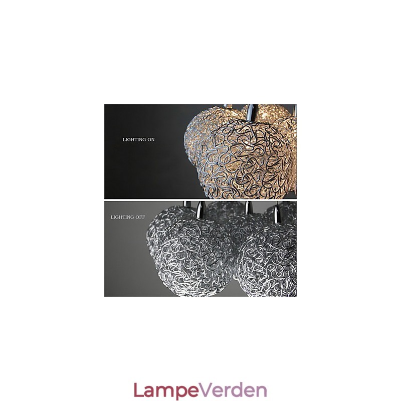 Moderne moderne mini stil galvaniseret metal pendellampe