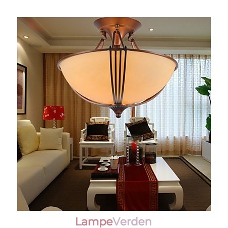 Rustik Lodge Vintage Mini Style Painting Metal Pendel Light