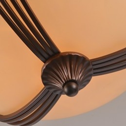 Rustik Lodge Vintage Mini Style Painting Metal Pendel Light