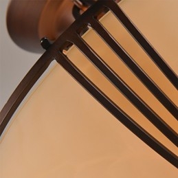 Rustik Lodge Vintage Mini Style Painting Metal Pendel Light