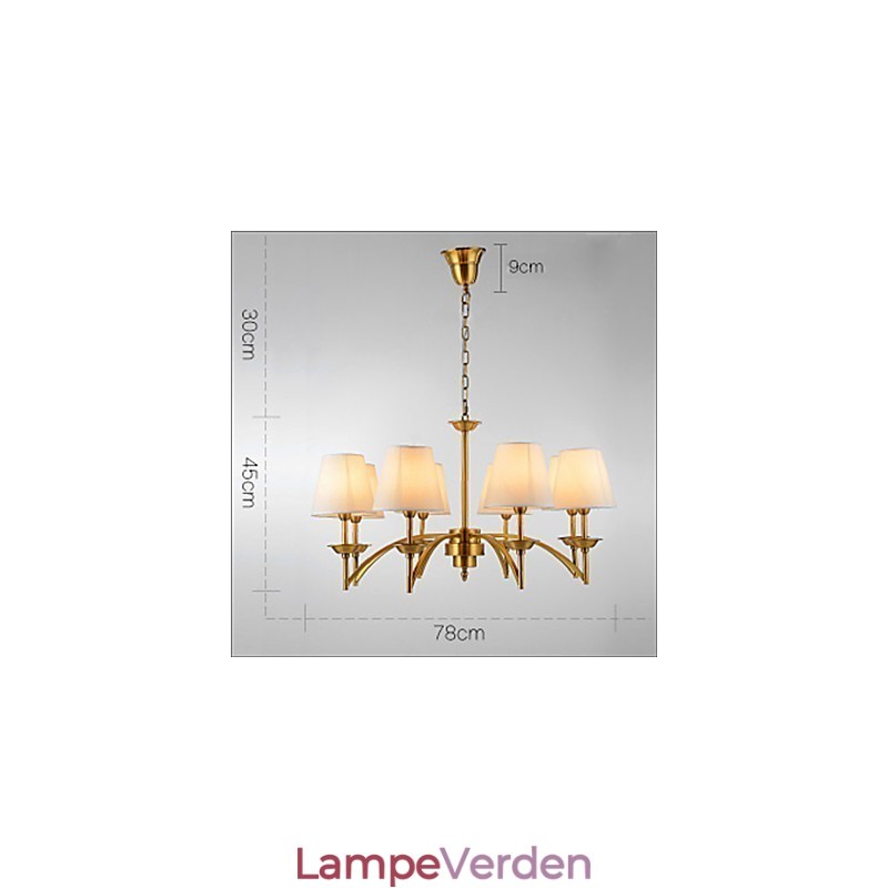 Ren hvid moderne moderne dekorativt design pendel-familie