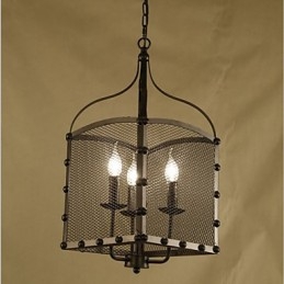 En Net Cover Retro Industrial Wind Cafe Smedekrone Lysekrone