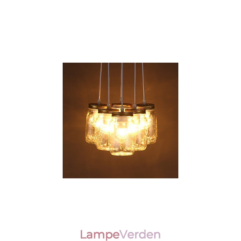 Kreativ Ønskeflaske Glas Søde Børn Tre Droplight Lampe